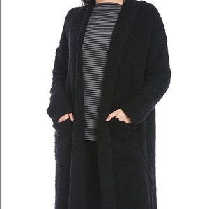 New with tags Eileen Fisher hooded sweater.